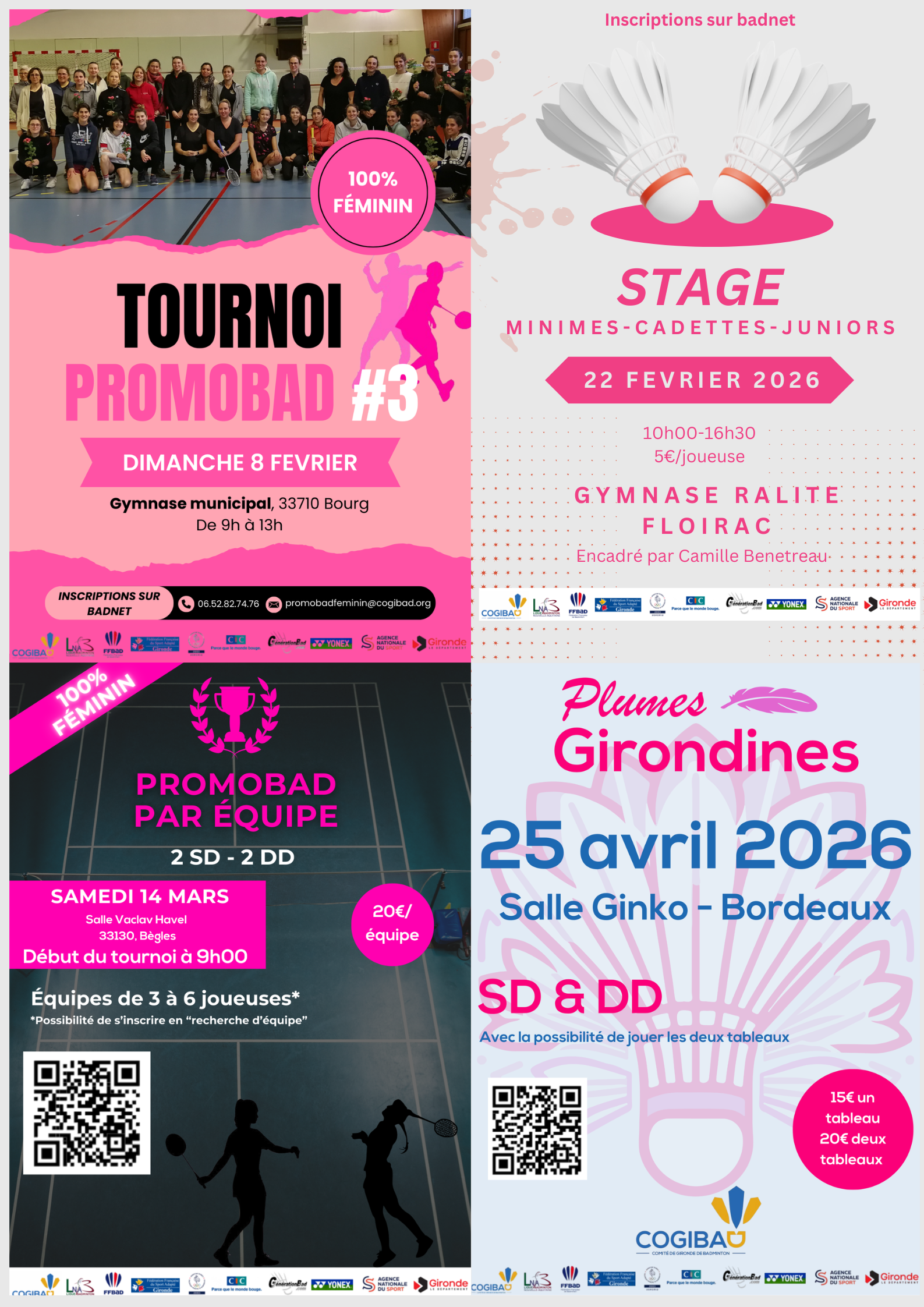 Actions féminines 25-26