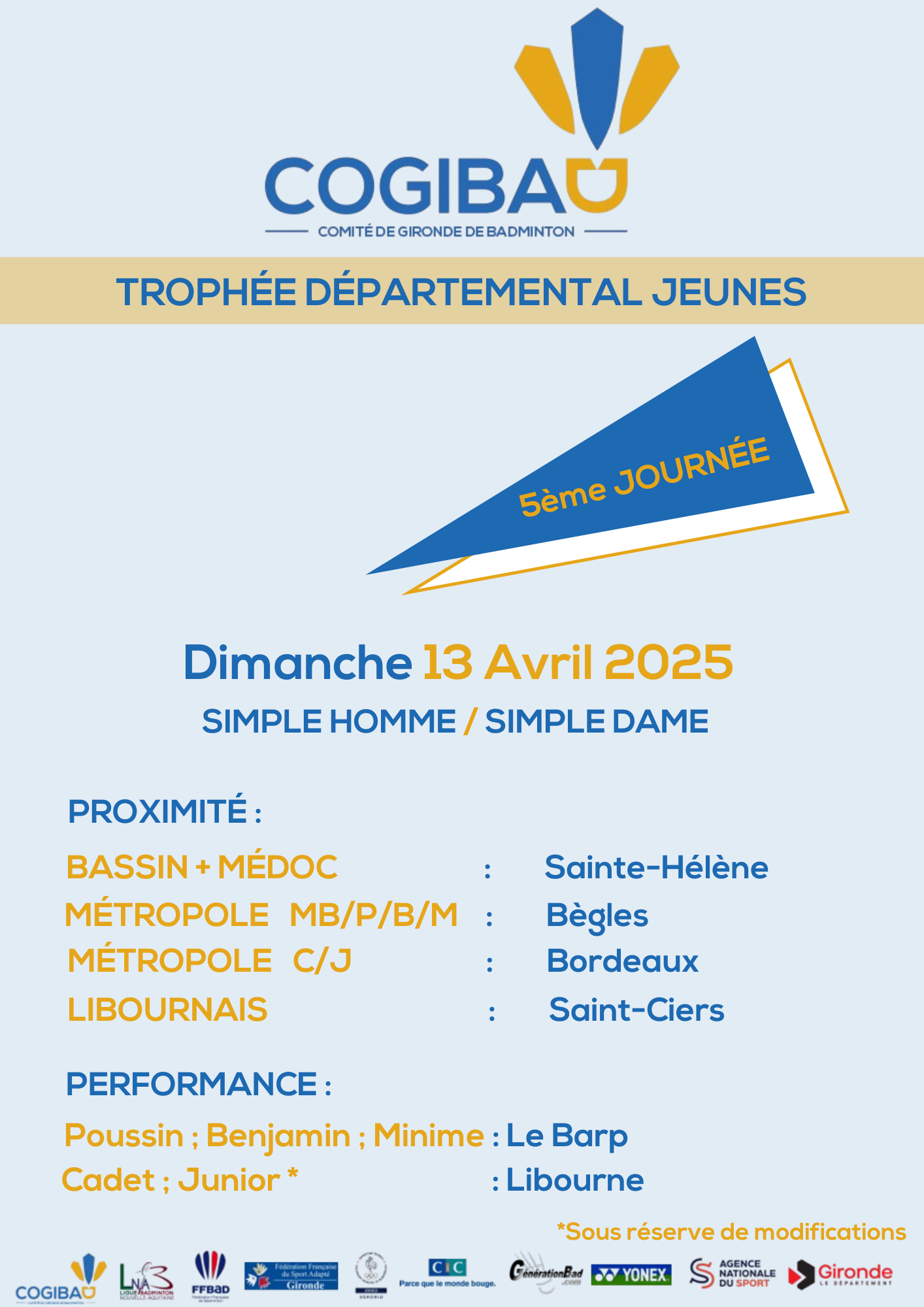 TROPHÉE DÉPARTEMENTAL JEUNES 1